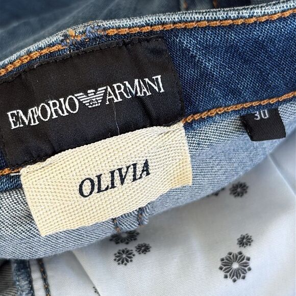 EMPORIO ARMANI Olivia Flare Fit Jeans ($425) - Picture 10 of 10